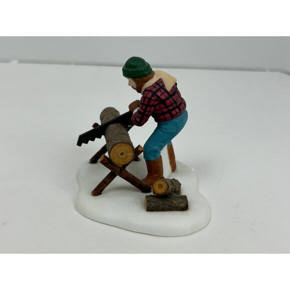 Department 56 Heritage Village Lumberjacks Set of 2 Figures w/ Box 56590 - Picture 5 of 16